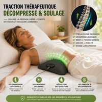 DorsaCalm® | Masseur Lombaire Chauffant 3-en-1