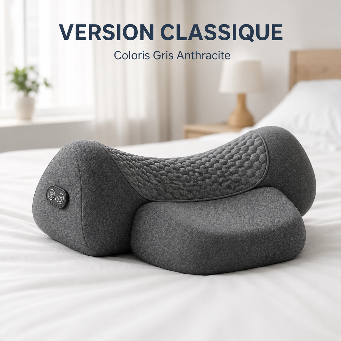 NuqCalm® | Masseur Cervical Chauffant 3-en-1